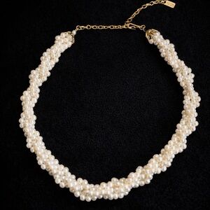 1928 Brand Braided Pearl Necklace 